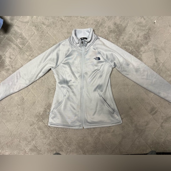 North Face Gray Size M Fleece Jacket - Picture 1 of 4